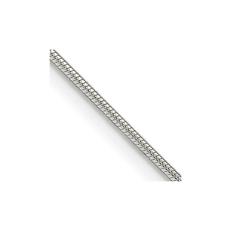 Curata 925 Sterling Silver 1mm Round Snake Chain Necklace Options: 16 18 20 24 30 sold by Zulily