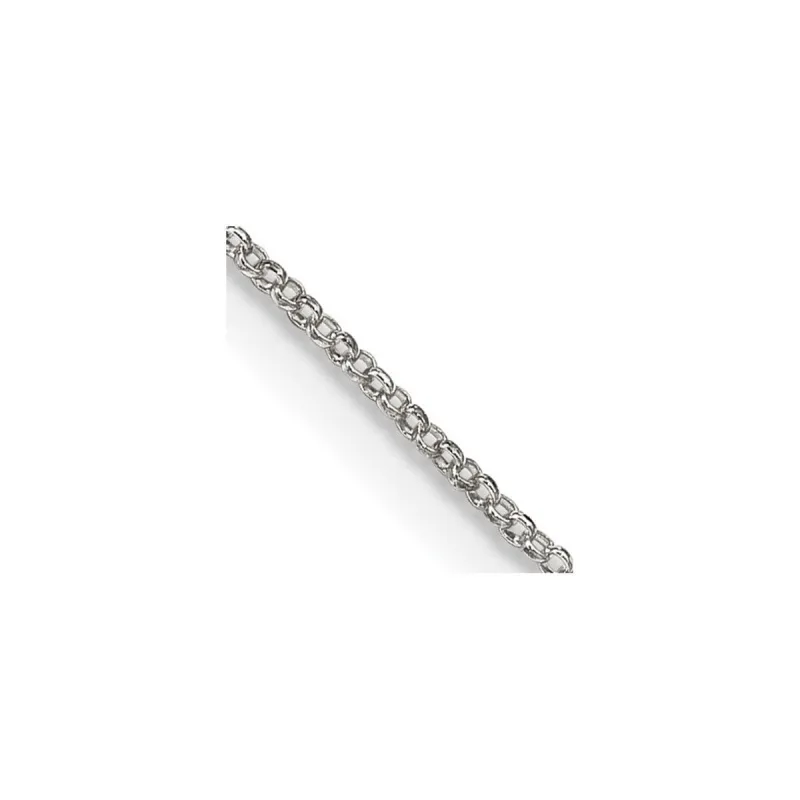 Curata 925 Sterling Silver 1.1mm Rolo Chain Necklace Options: 16 18 20 22 24 sold by Zulily