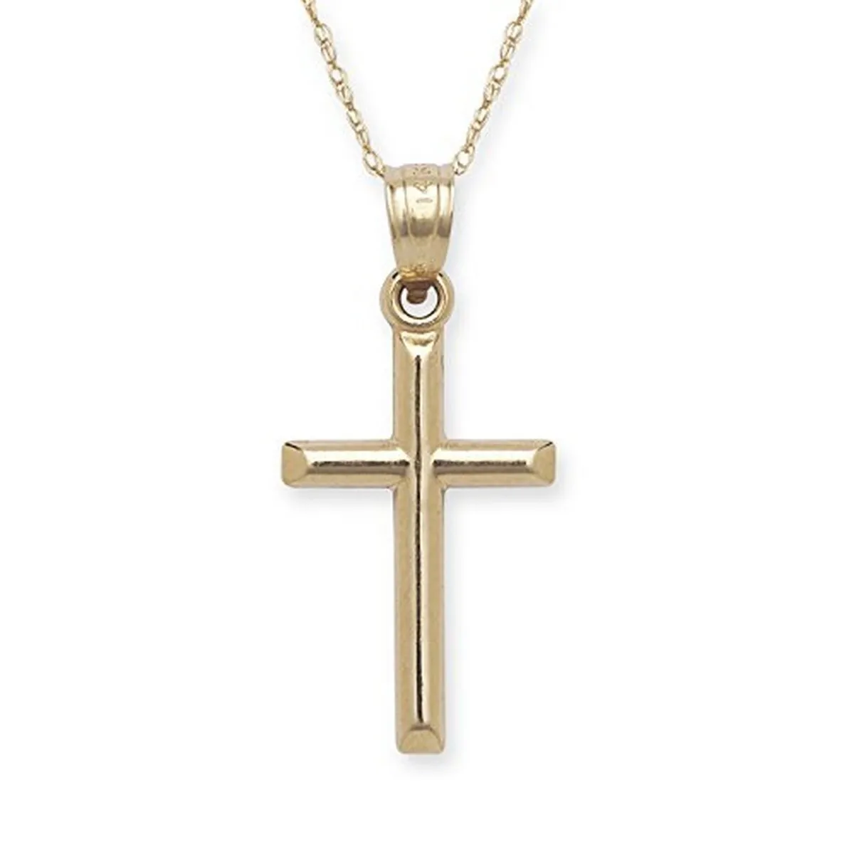 Curata 10k Yellow Gold 18" 12mmx20mm Latin Cross Charm Pendant Necklace sold by Zulily