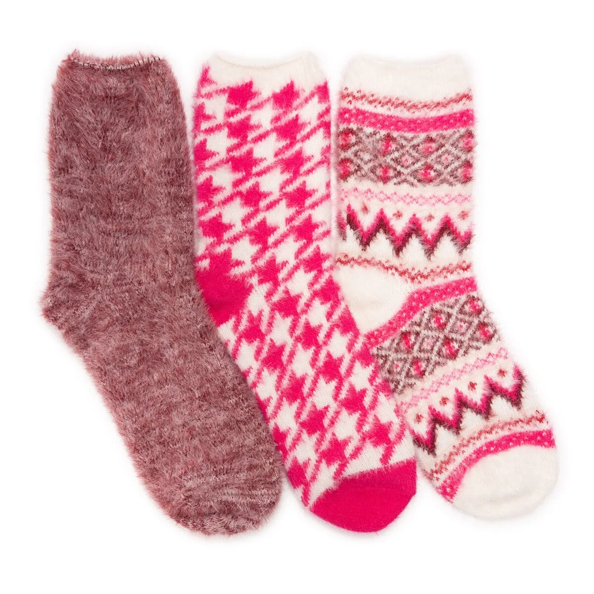 Women's Set of 3 Fuzzy Yarn Socks sold by Zulily product image thumbnail 4
