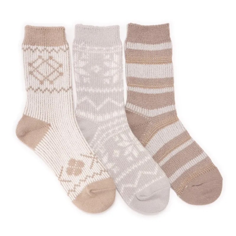 Women's Set of 3 Double Knit Boot Socks sold by Zulily