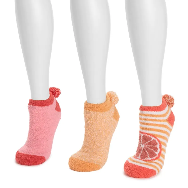 Women's Set of 3 Cozy Fruit Footies sold by Zulily