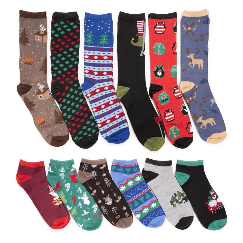 Men's 12 Days of Christmas Socks sold by Zulily