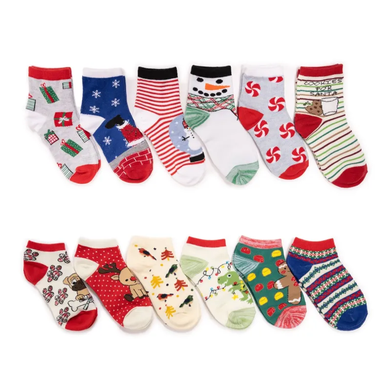 Kid's 12 Days of Christmas Socks sold by Zulily