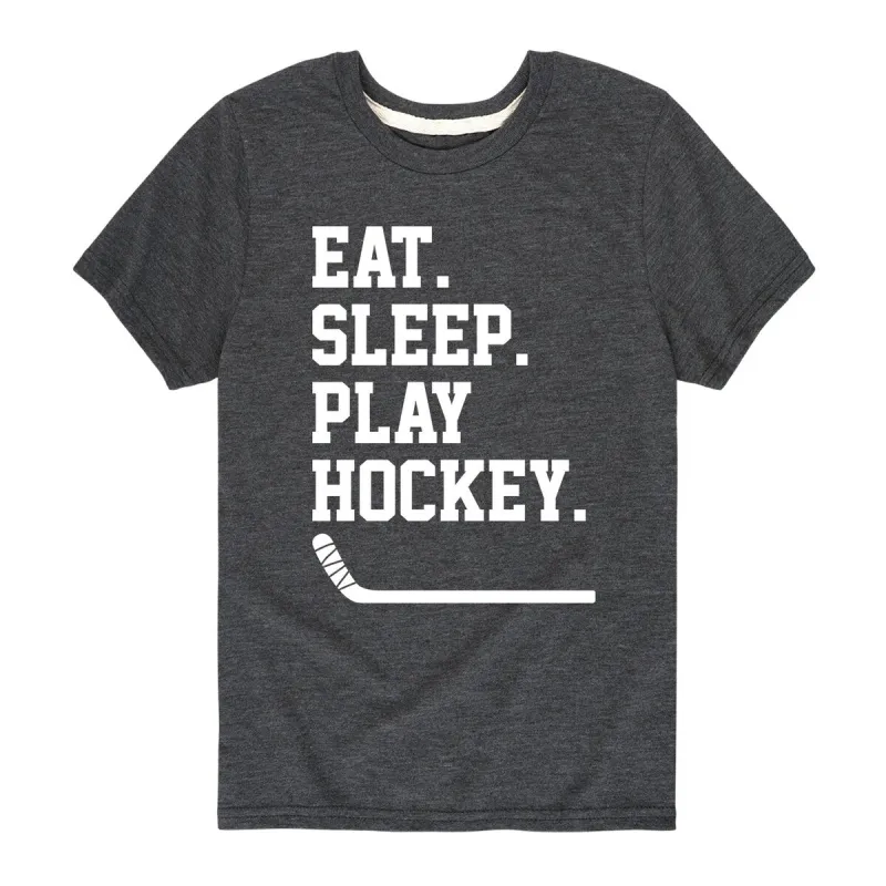 Eat Sleep Play Hockey sold by Zulily