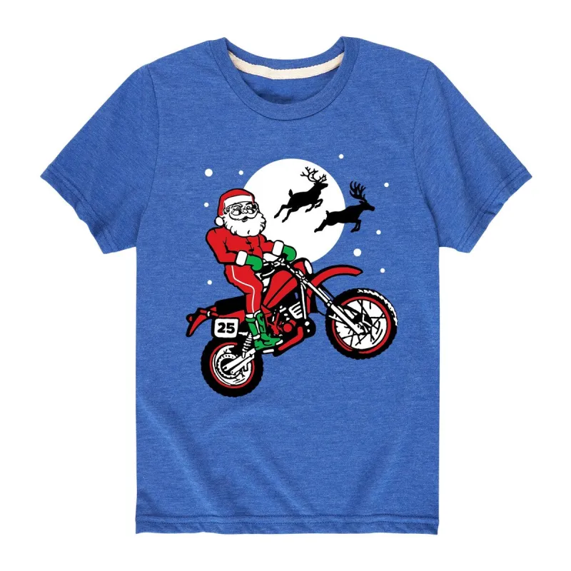 Santa Dirt Bike made by Zulily