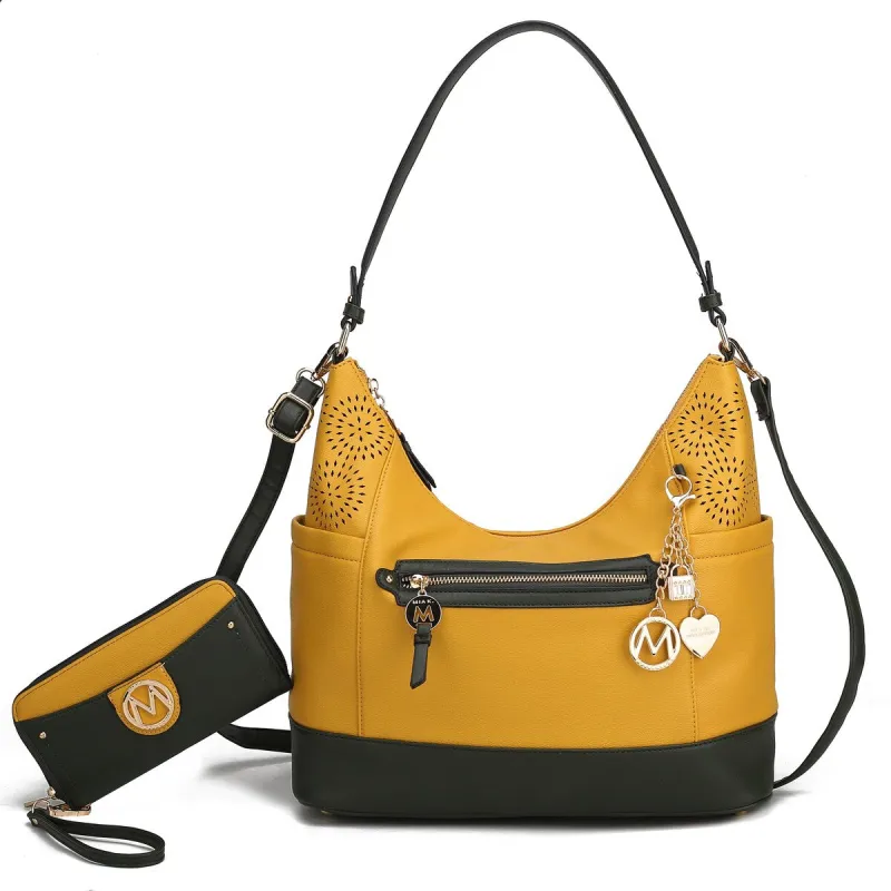 Charlotte Shoulder Bag With Matching Wallet sold by Zulily