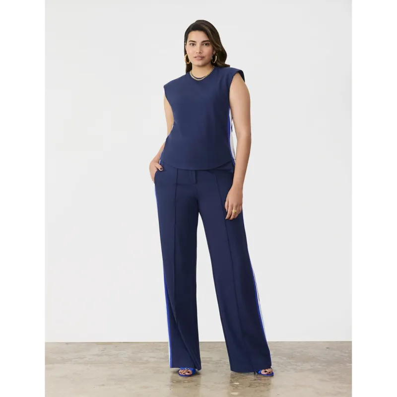 Gstq Side Striped Sleeveless Top sold by Zulily