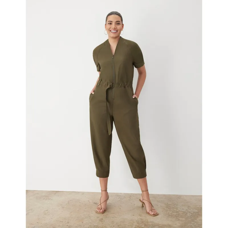 Gstq Utility Cinched Jumpsuit sold by Zulily