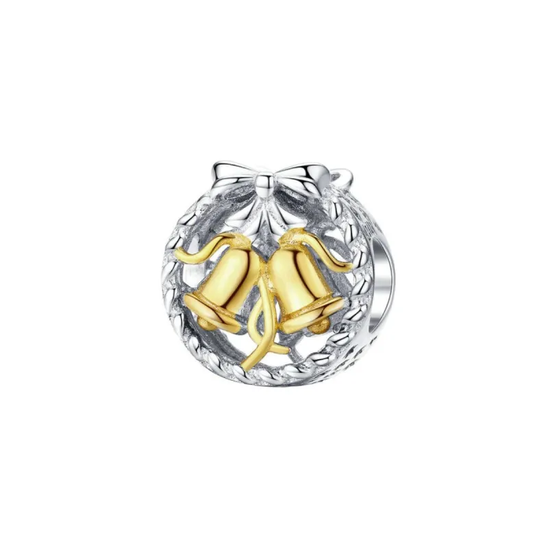 Cubic Zirconia & Sterling Silver Bells Charm sold by Zulily