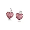 Crystal Heart Leverback Earrings sold by Zulily