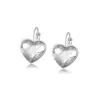 Crystal Heart Leverback Earrings sold by Zulily