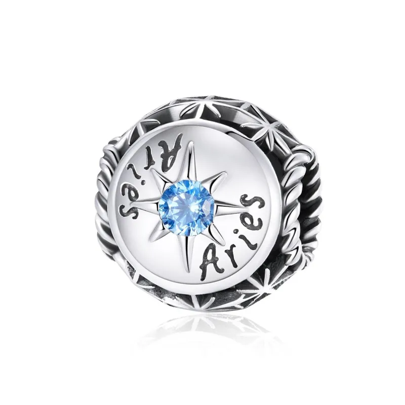 Cubic Zirconia & Sterling Silver Zodiac Sign sold by Zulily