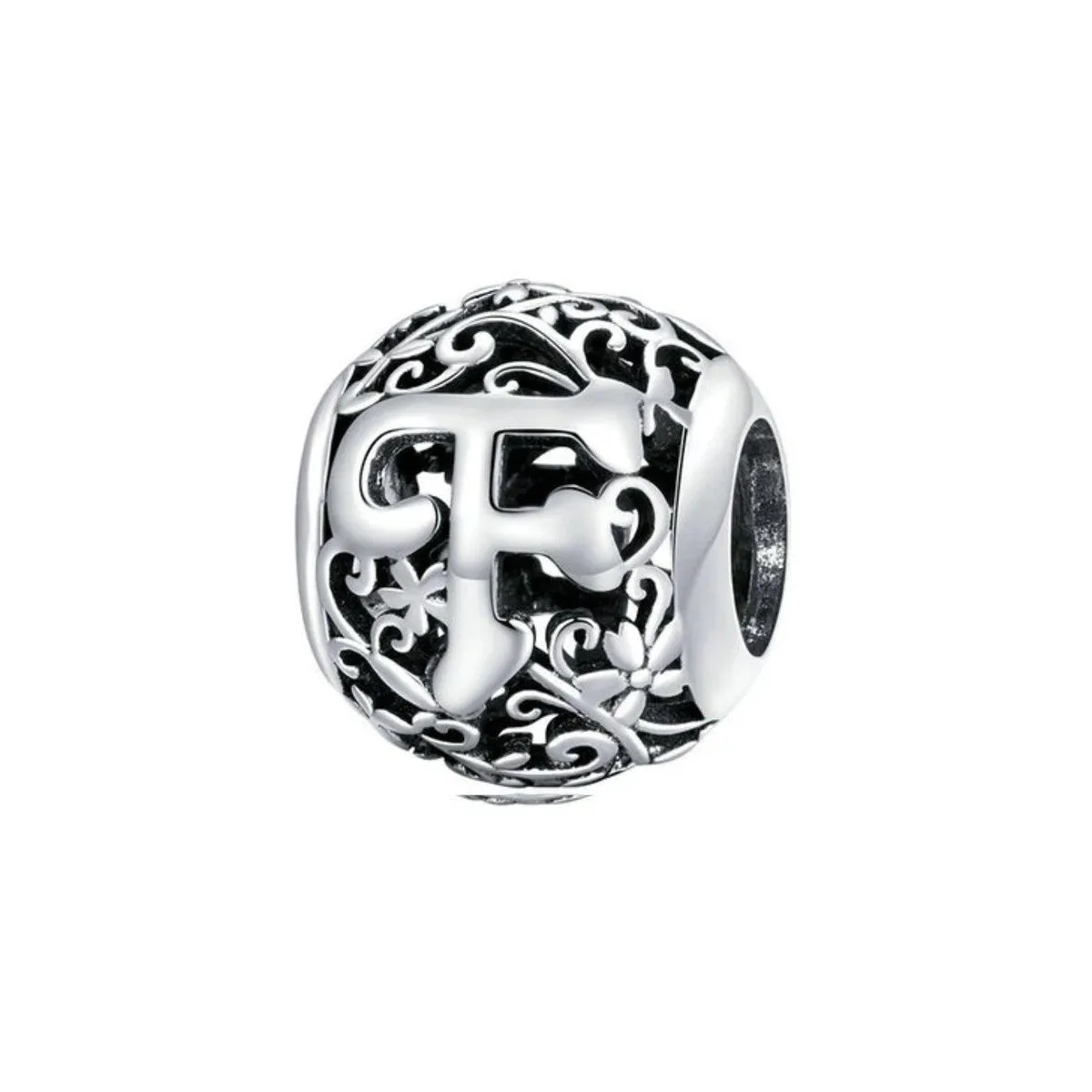 Sterling Silver Round Alphabet Charm sold by Zulily product image thumbnail 5