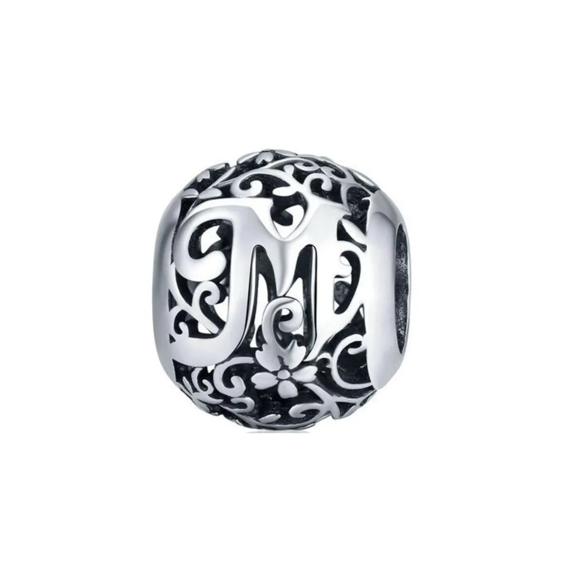 Sterling Silver Round Alphabet Charm sold by Zulily product image thumbnail 4