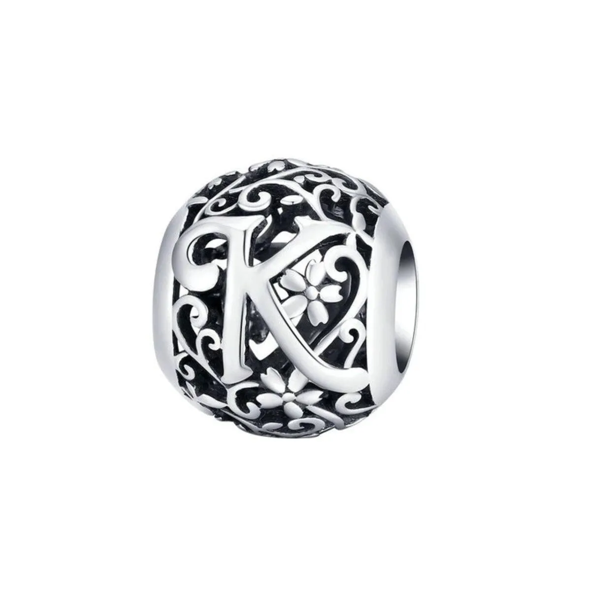 Sterling Silver Round Alphabet Charm sold by Zulily product image thumbnail 3