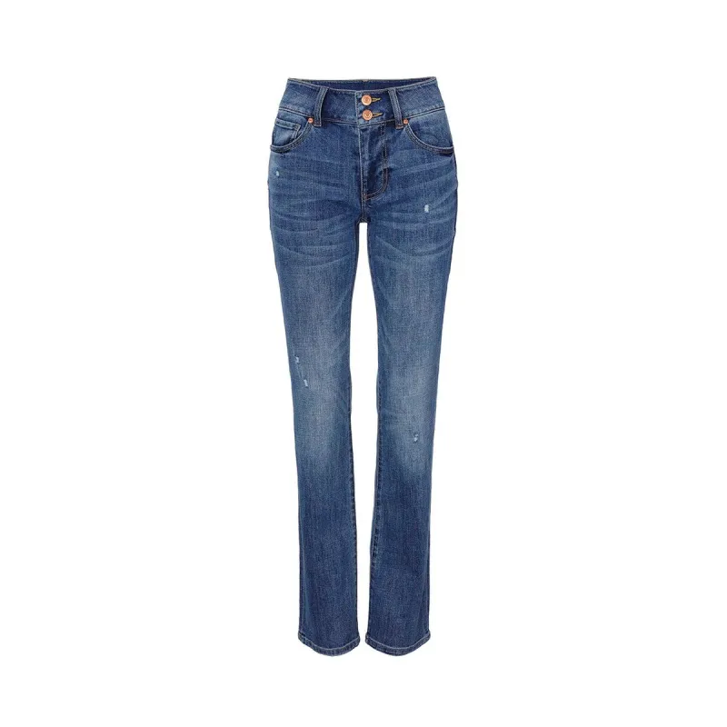 cabi Vintage Blue Cinch Straight Leg Jean sold by Zulily