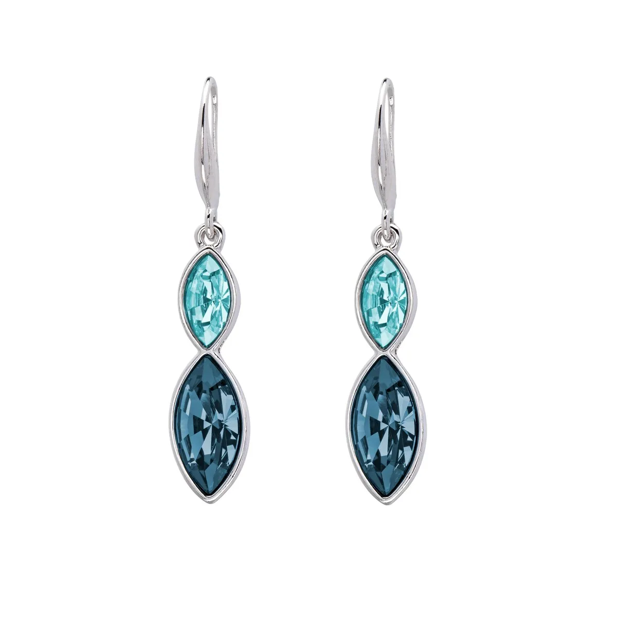Dual Crystal Marquis Drop Earrings sold by Zulily product image thumbnail 4