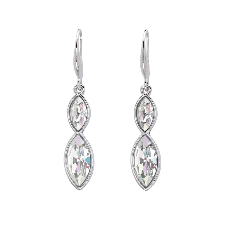 Dual Crystal Marquis Drop Earrings sold by Zulily