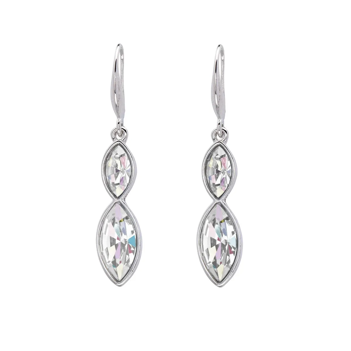 Dual Crystal Marquis Drop Earrings sold by Zulily