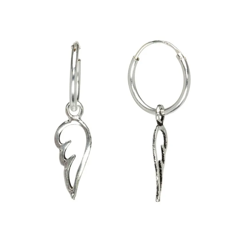 Sterling Silver Wing Drop Earrings - Wing Drop sold by Zulily