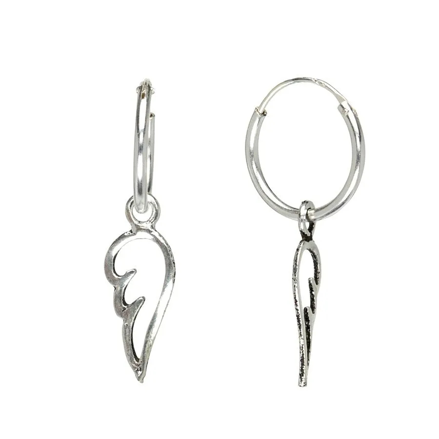 Sterling Silver Wing Drop Earrings - Wing Drop sold by Zulily