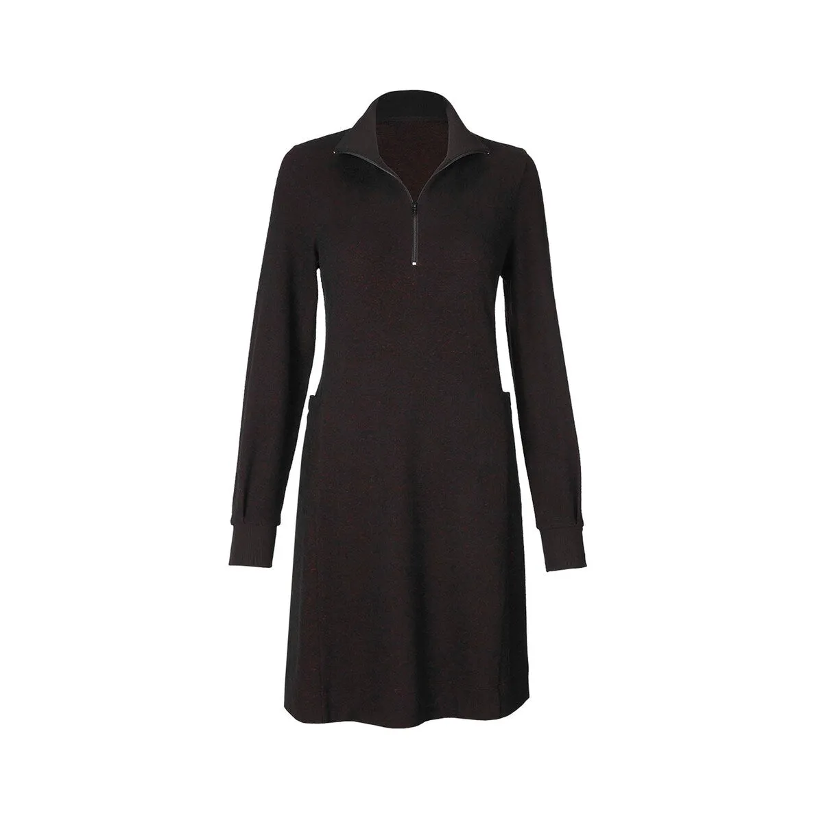 cabi Black and Burgundy Cuddle Dress sold by Zulily