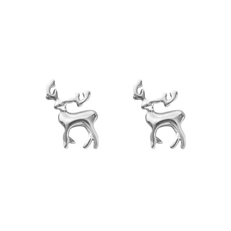 Sterling Silver Elegant Deer Stud Earrings sold by Zulily