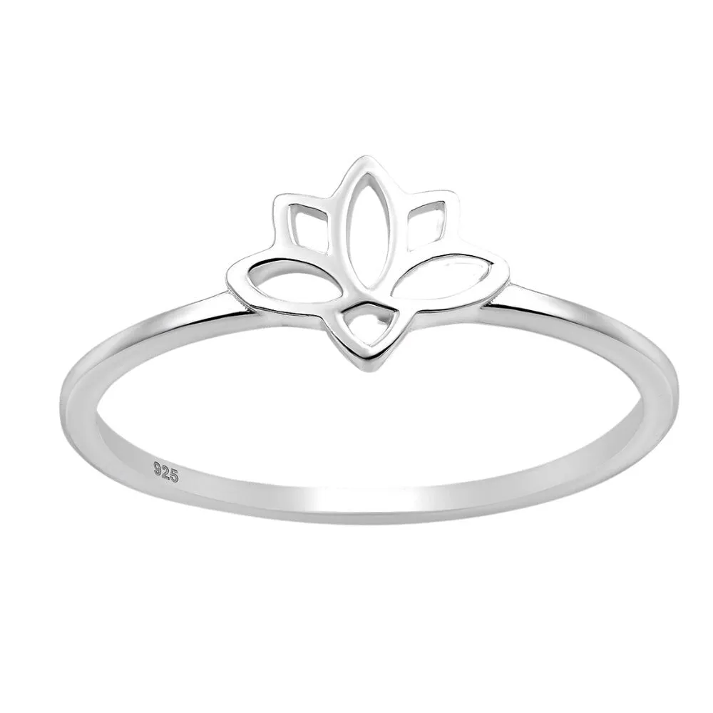 Sterling Silver Lotus Flower Ring sold by Zulily