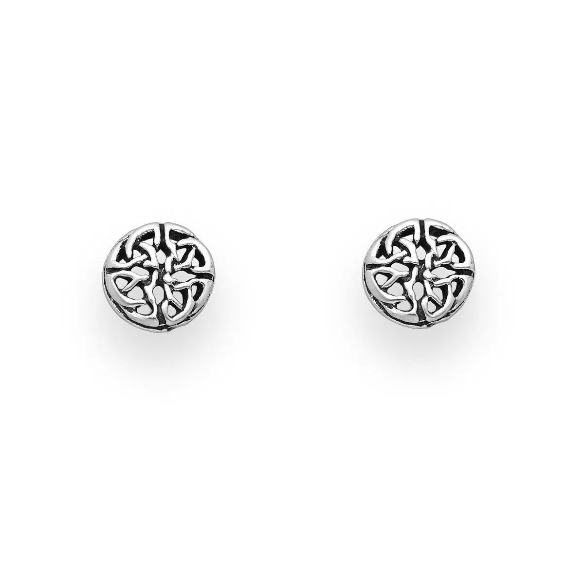 Sterling Silver Celtic Stud Earrings sold by Zulily