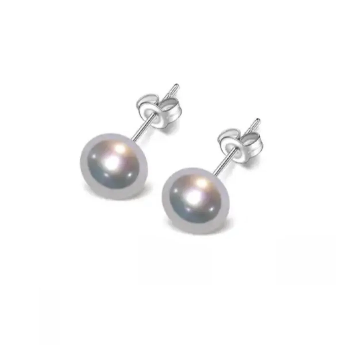 Sterling Silver & Grey Freshwater Pearl Drop Earrings sold by Zulily