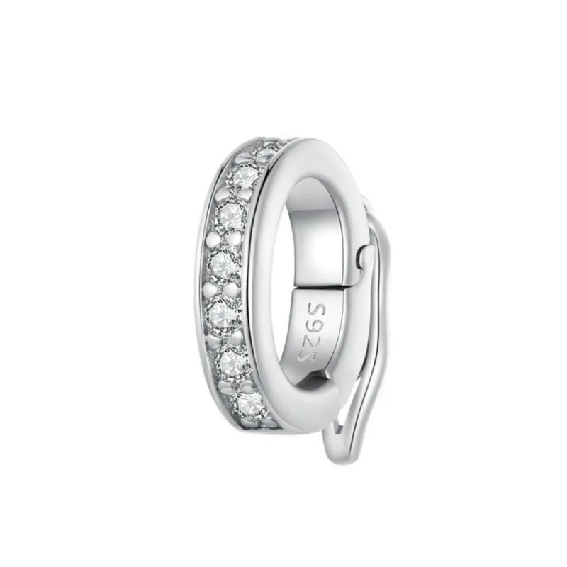 Cubic Zirconia & Sterling Silver Pavé Charm sold by Zulily