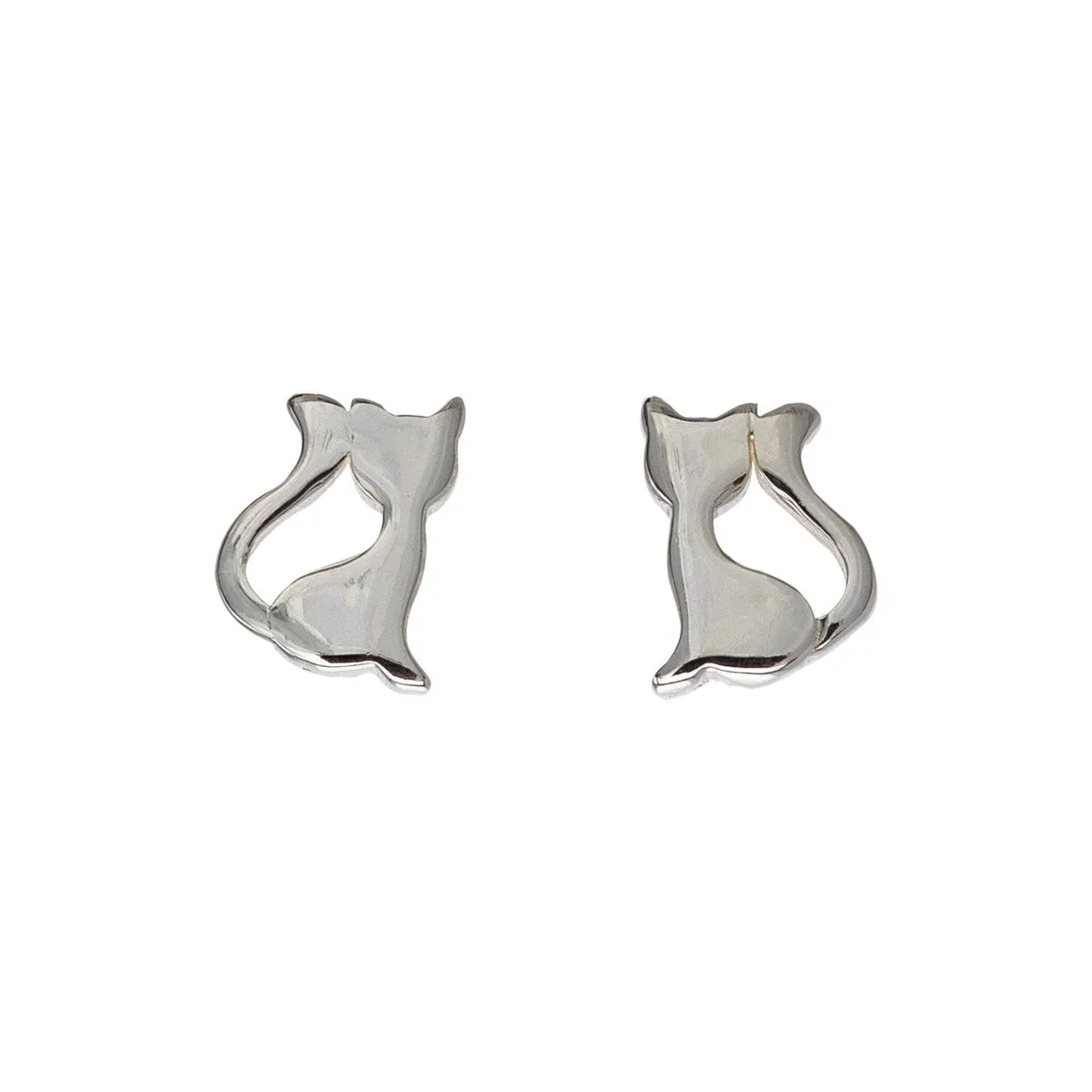 Sterling Silver Kitten Stud Earrings sold by Zulily