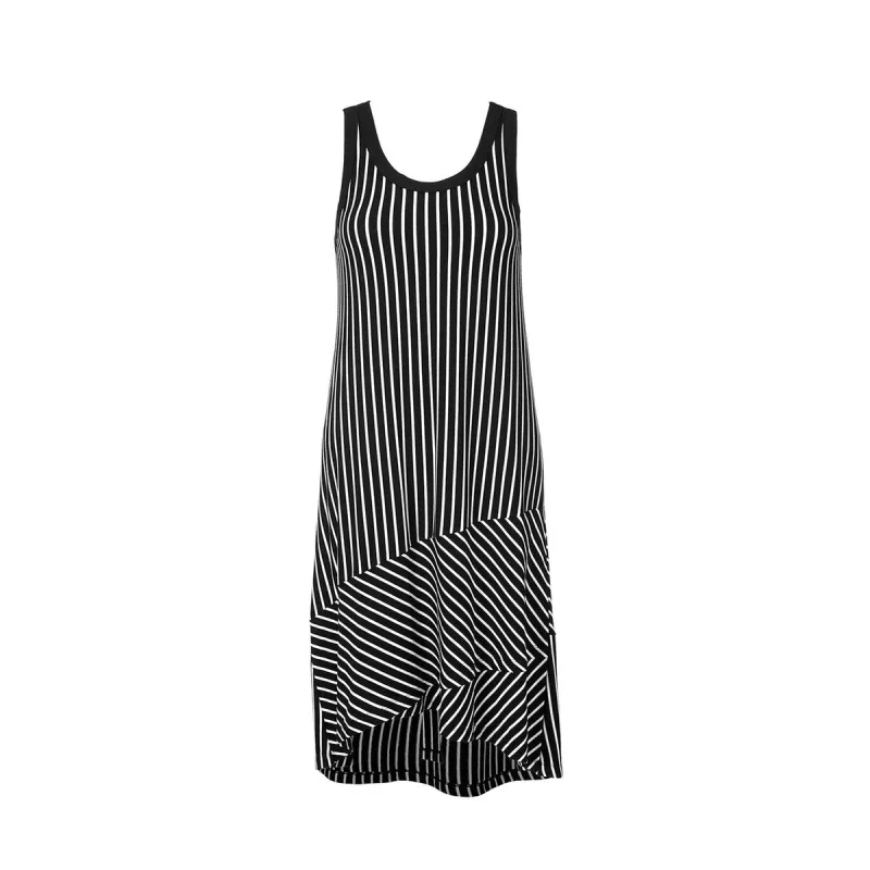 cabi Black and White Stripe ATC Wink Dress sold by Zulily
