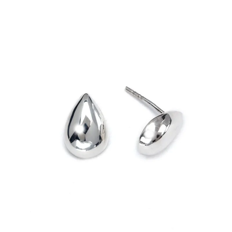 Sterling Silver Teardrop Stud Earrings sold by Zulily