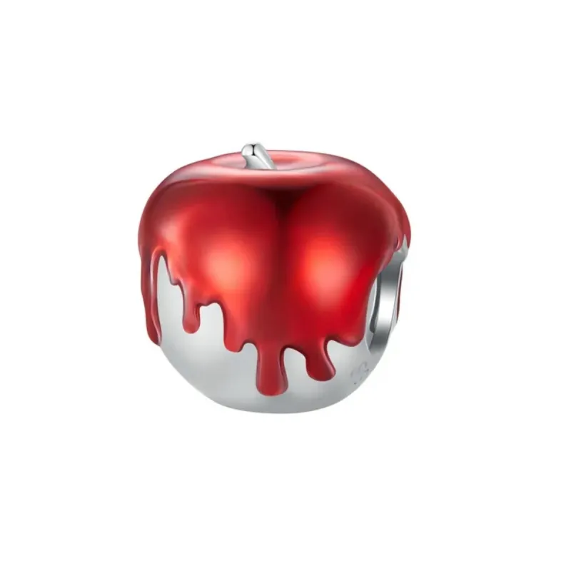 Sterling Sivler Dipped Red Apple Charm sold by Zulily