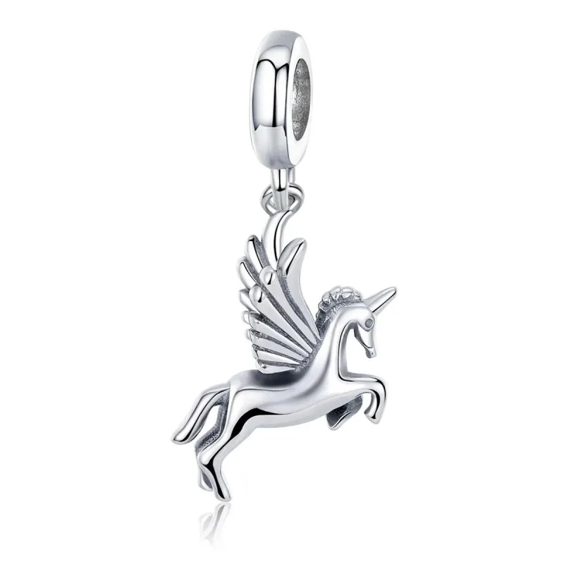 Sterling Silver Flying Pegasus Dangling Bracelet Charm sold by Zulily