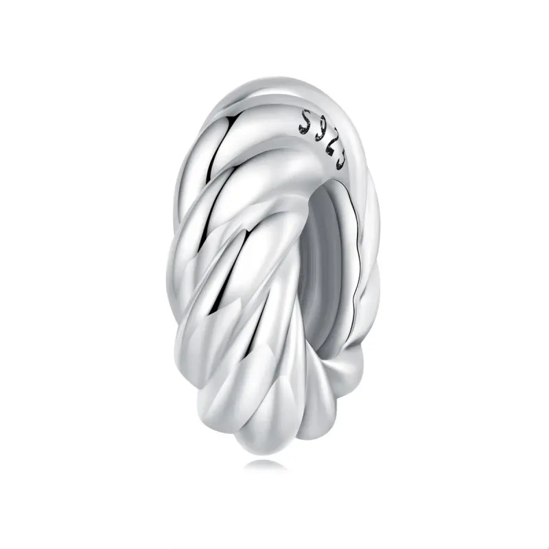 Sterling Silver Twisted Bracelet Spacer Charm sold by Zulily