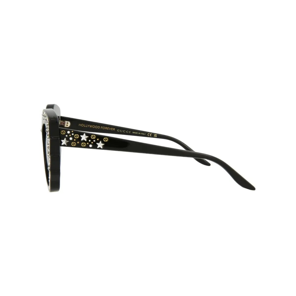 Cat Eye-Frame Acetate Sunglasses - Black - One Size sold by Zulily product image thumbnail 3