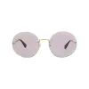 Round-Frame Metal Sunglasses - One Size sold by Zulily