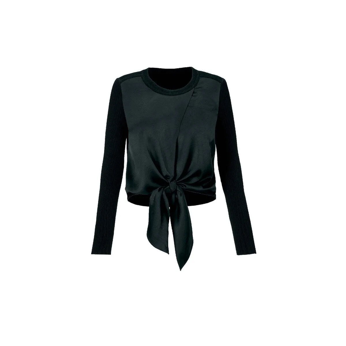 cabi Black Crosstie Pullover Top sold by Zulily
