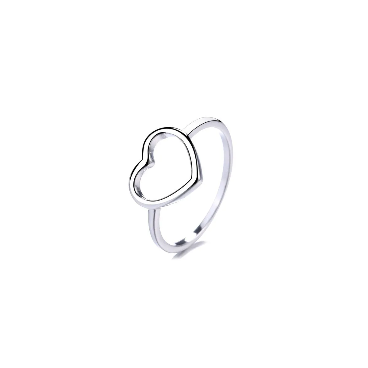 Sterling Silver Open-Heart Ring sold by Zulily