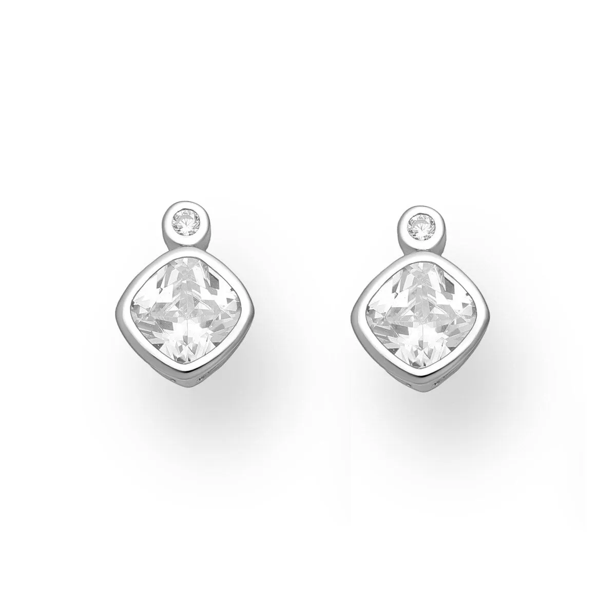 Sterling Silver Cubic Zirconia Stud Earrings sold by Zulily