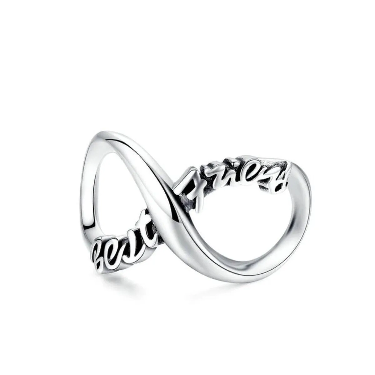 Sterling Silver 'Best Friend' Forever Ribbon Charm sold by Zulily