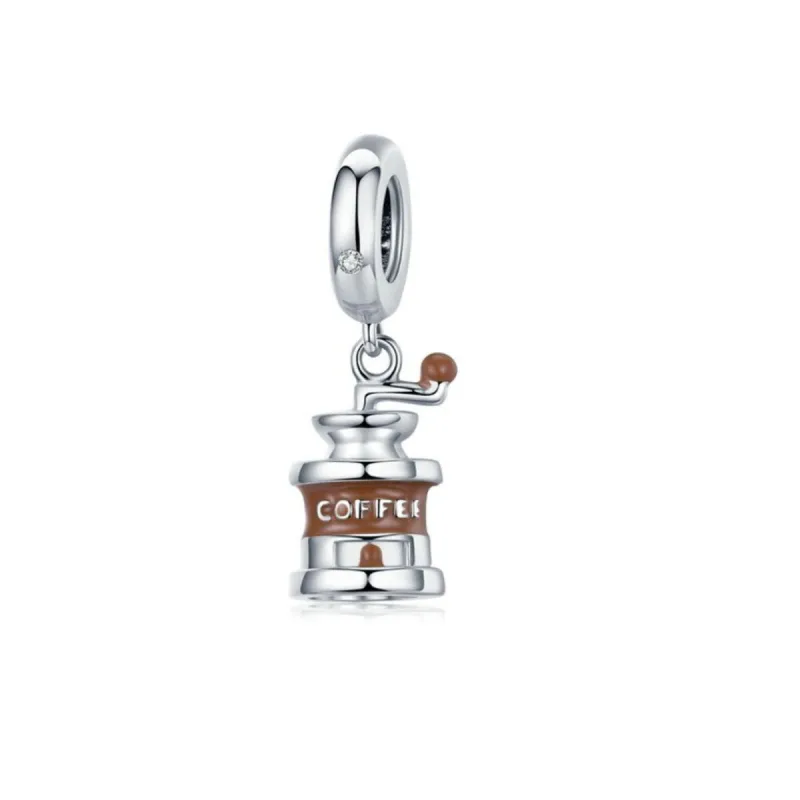 Sterling Silver Brown Coffee Charm sold by Zulily