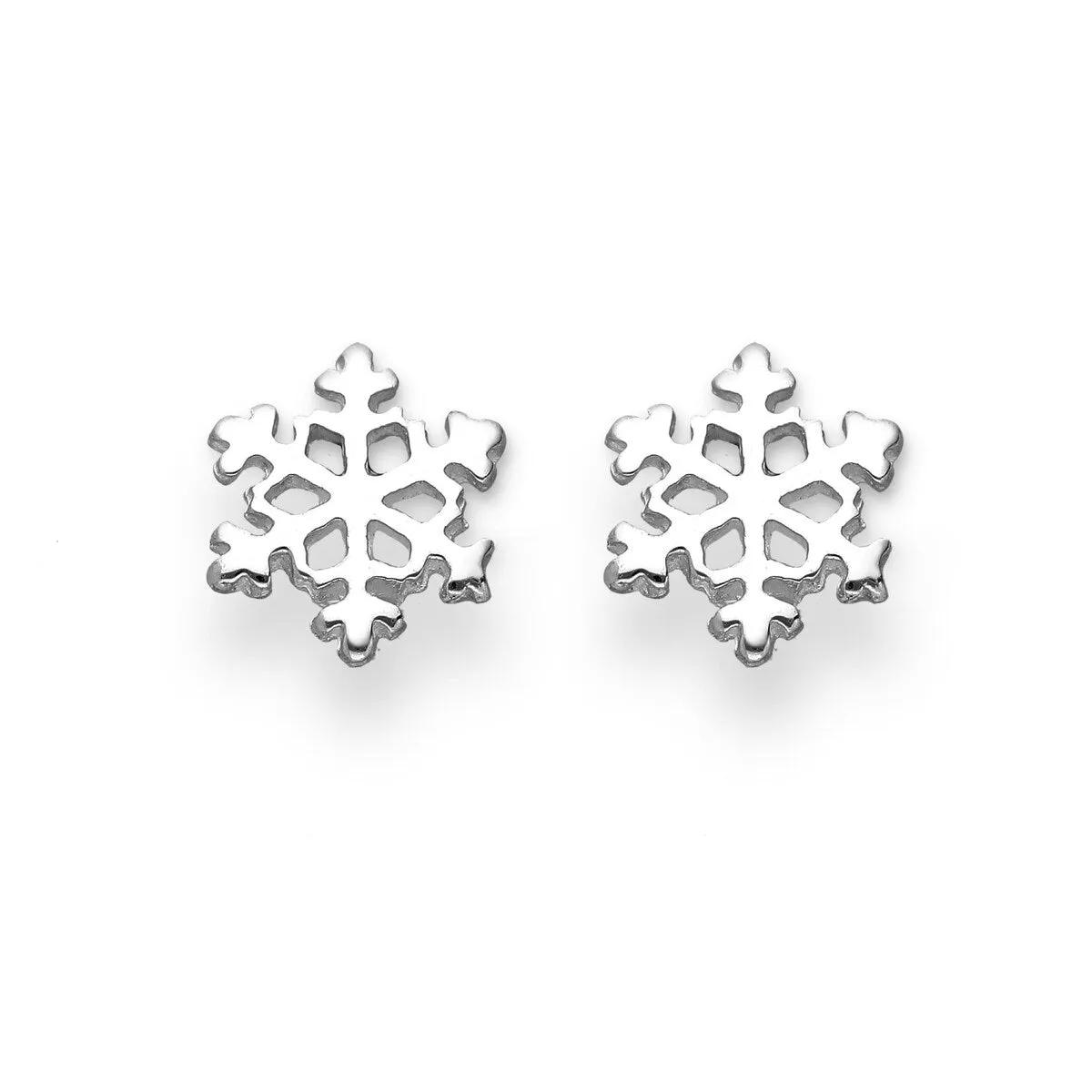 Sterling Silver Snowflake Stud Earring sold by Zulily