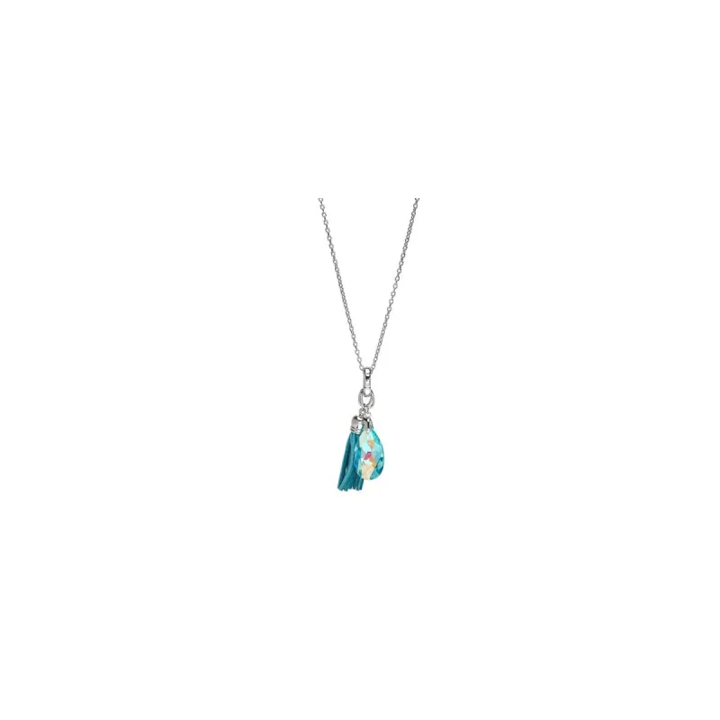 2-in-1 Tassel Teardrop Crystal Long Necklace sold by Zulily