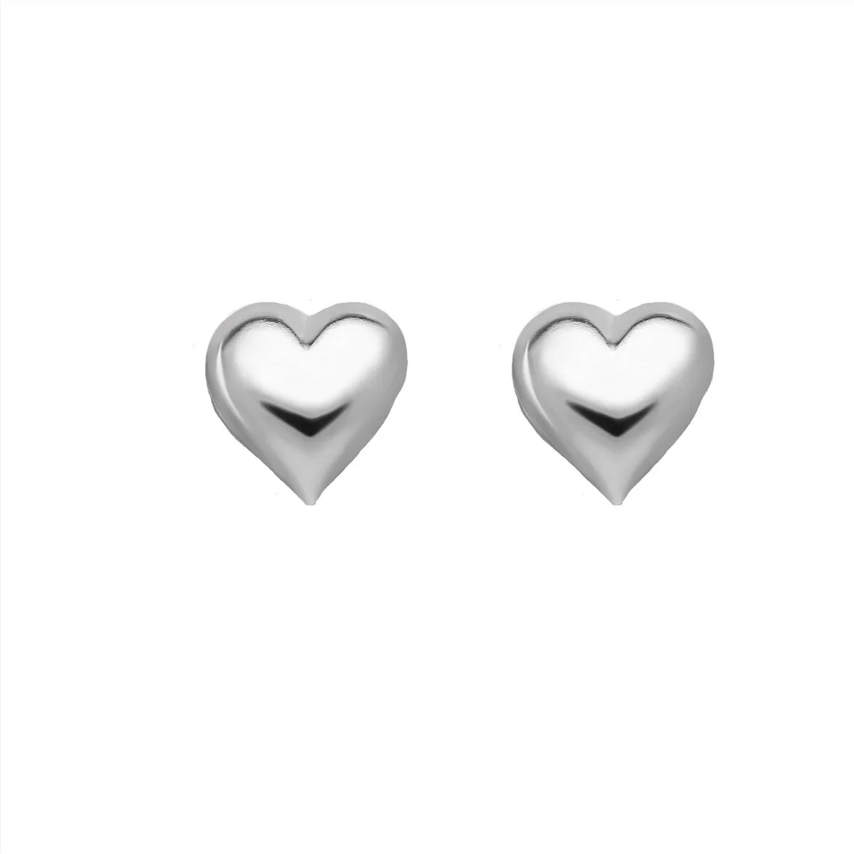 Sterling Silver Heart Stud Earrings sold by Zulily