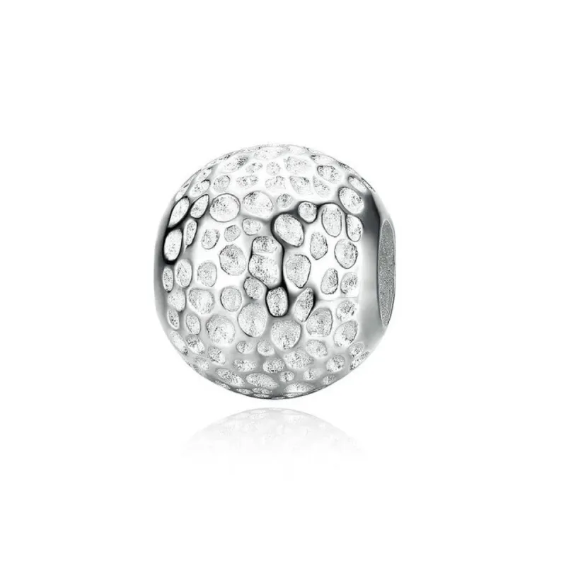 Sterling Silver Textured Circular Bracelet Charm sold by Zulily