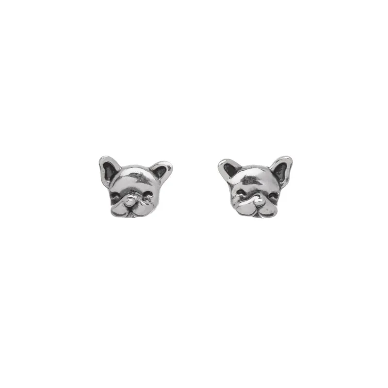 Sterling Silver Cute Dog Stud Earrings sold by Zulily